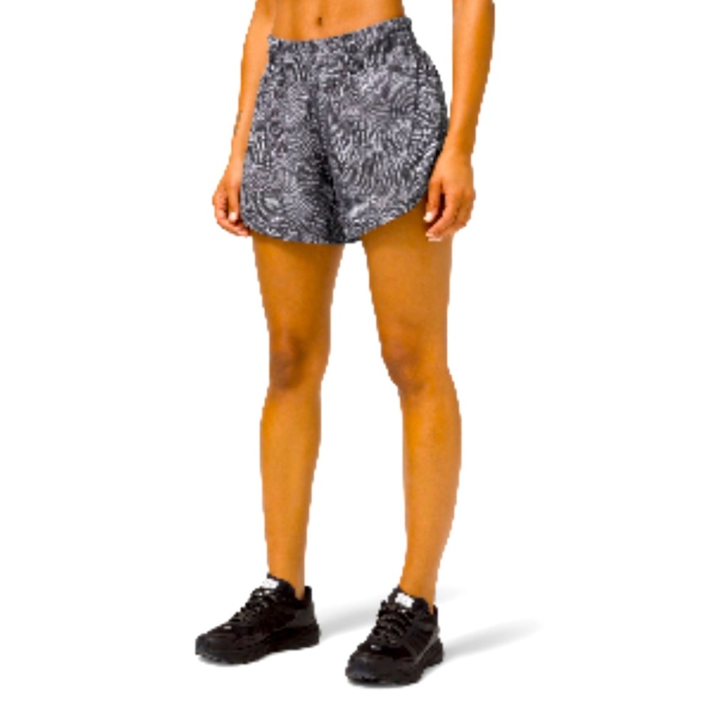 Lululemon Track That Mid Rise Shorts in Velocity Mesh in size 6